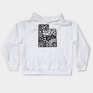 Utah Sticker Kids Hoodie